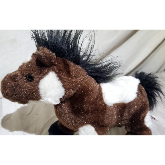 Webkinz Pinto 9" Plush Brown White Stuffed Pony Horse Ganz No Code - Picture 6 of 12